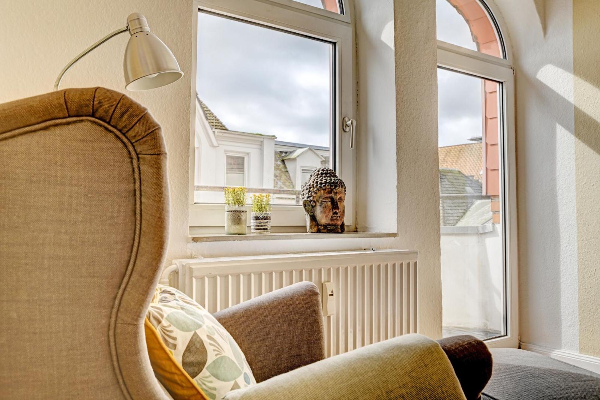 Mittendrin - Apartment Mit 2 Balkonen Sehr Zentral Flensburg Exterior foto